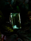 Exquisite Green Amethyst Rectangular Ring in 92.5 Silver