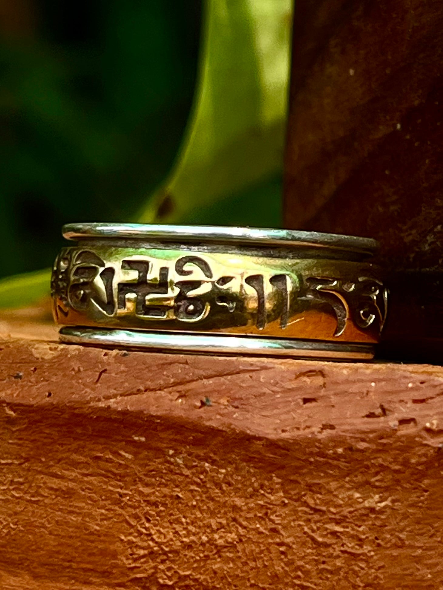 Mantra Ring - Yoga Meditation Ring for Manifestations and Energy Elevation in 92.5 Silver